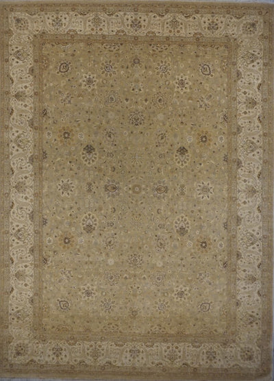 Pakistan Tabriz 18/18 V/D Hand Knotted Wool 9x12