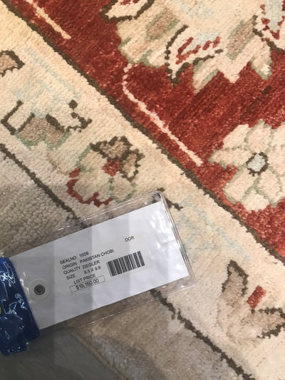 Pakistan Chobi Hand Knotted Wool 8x10