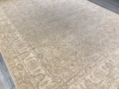 Pakistan Ziegler Hand Knotted  Wool 9x12