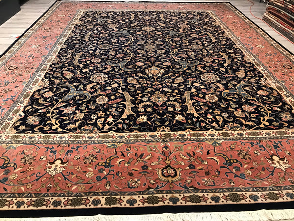 India Sarouq Hand knotted Wool 12x15