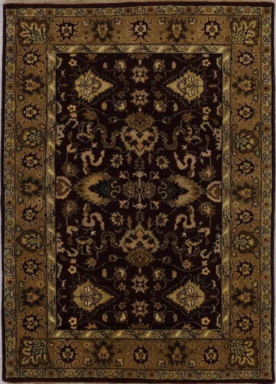 India Kashan Hand Knotted Wool 4x6