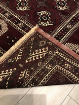 Persian Turkaman Hand knotted Wool 9x13