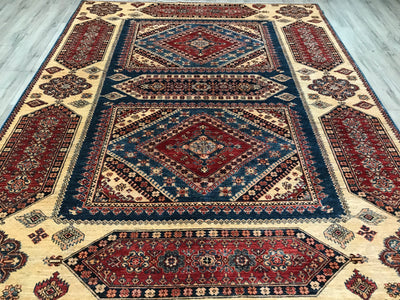 Pakistan Kazak Hand Knotted Wool 8x10