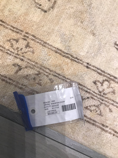 Pakistan Ziegler Hand Knotted Wool 8x10