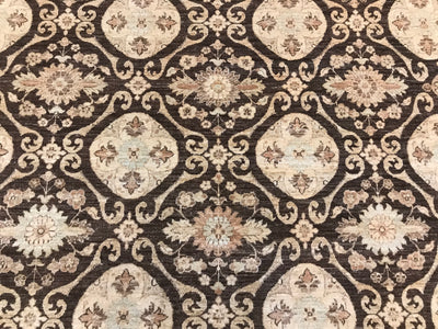 Pakistan Ziegler Hand Knotted Wool 9x12