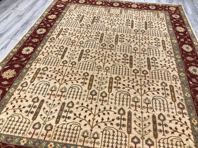 Pakistan Ziegler Hand Knotted Wool 8X10