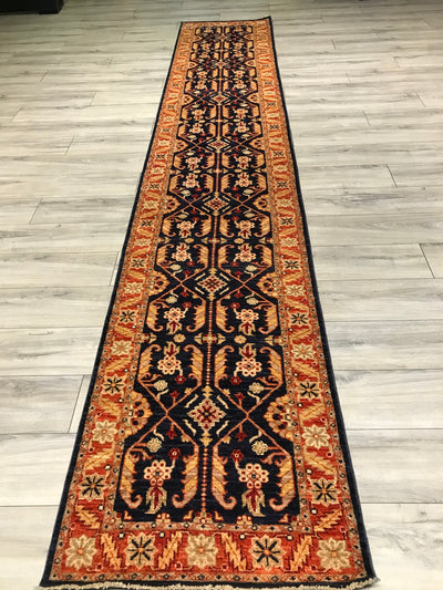 Pakistan Chobrang Hand Knotted Wool 3x14