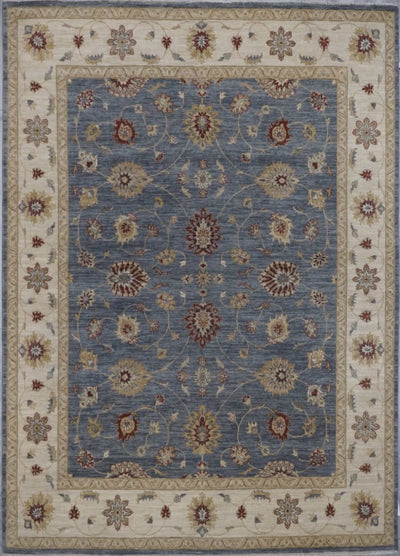 India Ziegler Hand Knotted Wool 8x10