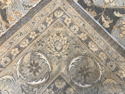 Pakistan Ziegler Hand Knotted Wool & Silk 9x12