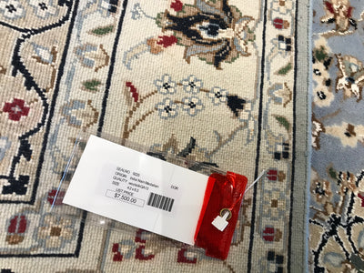 India Nain Hand Knotted Wool & Silk 4x6