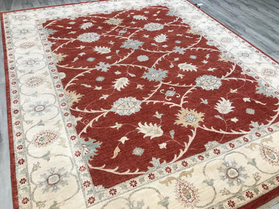Pakistan Ziegler Hand Knotted Wool 8x10