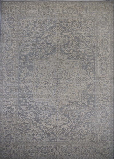 Pakistan Ziegler Heriz Hand Knotted Wool 10x14