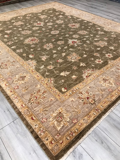 Pakistan Ziegler Hand Knotted Wool 8x10