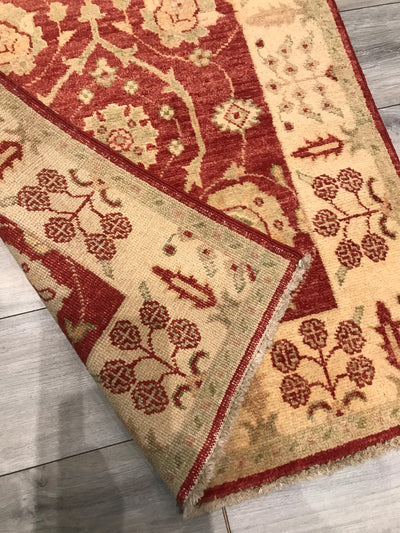 Pakistan Ziegler Hand Knotted Wool 3x14