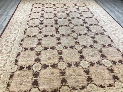Pakistan Ziegler Hand Knotted Wool 10x13