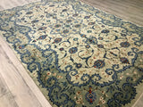Persian old Kashan Hand Knotted Wool  8 x 12