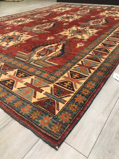 Pakistan Kazak Hand Knotted Wool 8x11