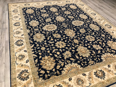 India Ziegler Hand Knotted Wool 8x10