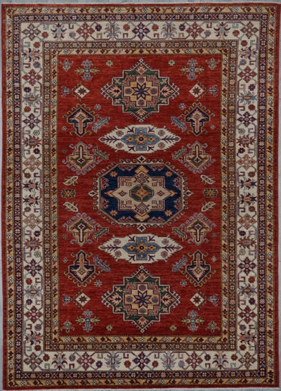 Pakistan Sherwin Kazak Hand Knotted Wool 6x9