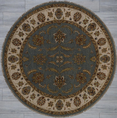 India Ziegler Hand Knotted Wool 6x6