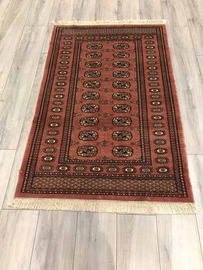 Pakistan Bokhara Hand Knotted Wool 3x5