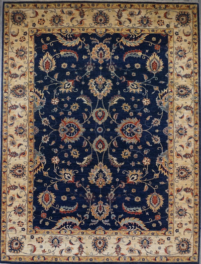 India Ziegler Hand Knotted Wool 9x12