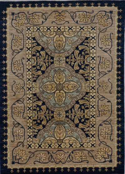 Pakistan Ziegler Hand Knotted Wool 5x7