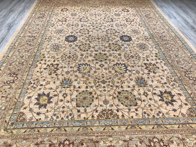 Pakistan Ziegler Hand Knotted Wool 9x12
