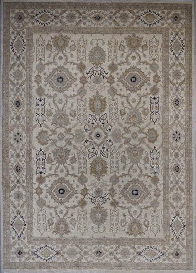 Pakistan Ziegler Hand Knotted Wool 9x12