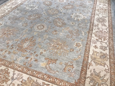 Pakistan Ziegler Hand Knotted Wool 9x13