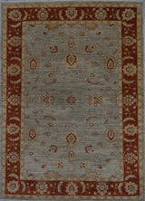 India Ziegler Hand Knotted Wool 7x10