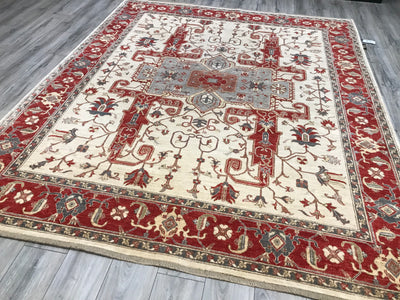 Pakistan Ziegler Hand Knotted Wool 8x10