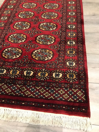 Pakistan Bokara Hand Knotted wool 3x13