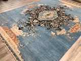 Pakistan Tabriz Hand Knotted Wool 9x12