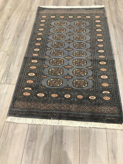 Pakistan Bokhara Hand Knotted Wool 3x5