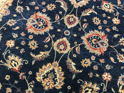 India Ziegler Hand Knotted Wool 9x12