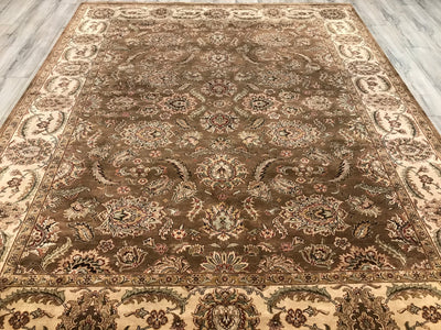 India Ziegler Hand Knotted Wool 8x10