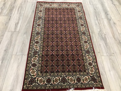 India Tabriz Mahi Hand Knotted Wool 3x5