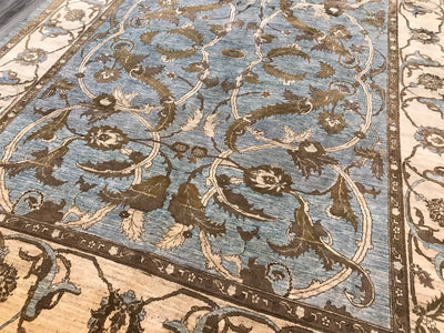 Pakistan Ziegler Hand Knotted Wool 9x12