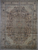 Persian old Tabriz Hand Knotted Wool 10x13