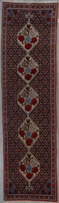 Old Persian Bidjar Hand Knotted Wool 3X10