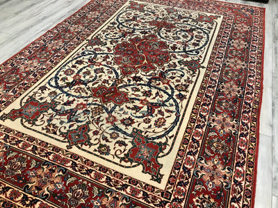 Persian Esfahan Hand Knotted Wool 8x11