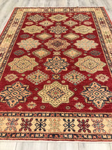 Pakistan Kazak Shirwan Hand Knotted Wool 5x7