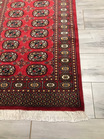 Pakistan Bokhara Hand Knotted Wool 3x16