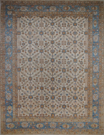 Pakistan Ziegler Hand Knotted Wool 10x13