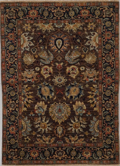 India Mahal Hand Knotted Wool 4x6