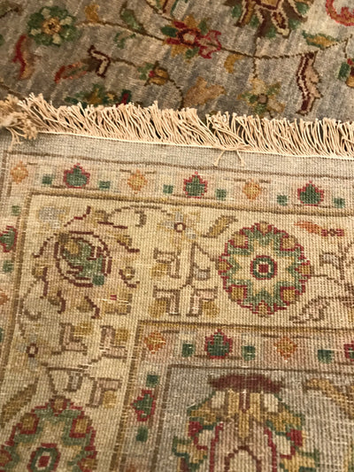 India Kashan Hand Knotted Wool 4x6