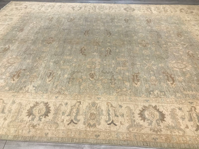 Pakistan Ziegler Hand Knotted Wool 9x12