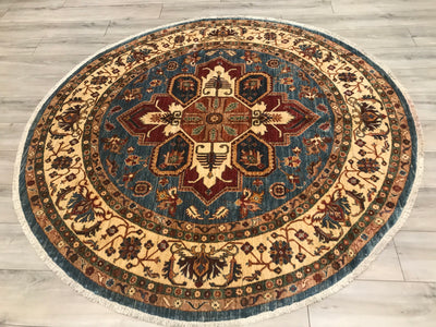 Pakistan Sultani Hand Knotted Wool 7x7