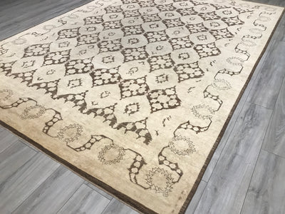 Pakistan Ziegler Hand Knotted Wool  9x12